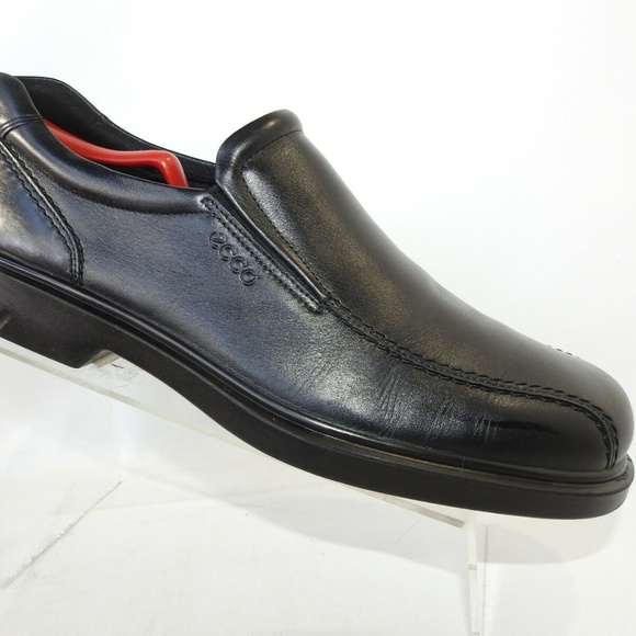 Ecco Size 13 M Black Leather Loafer Mens C3A A3 main image 6